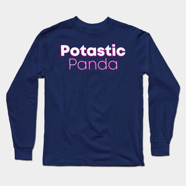 PotasticPanda Long Sleeve T-Shirt by Galeaettu